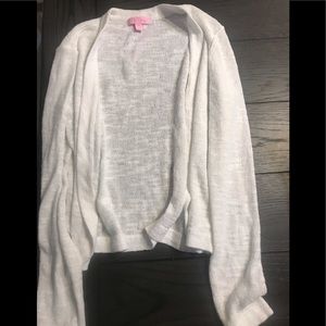 Lilly Pulitzer light white sweater